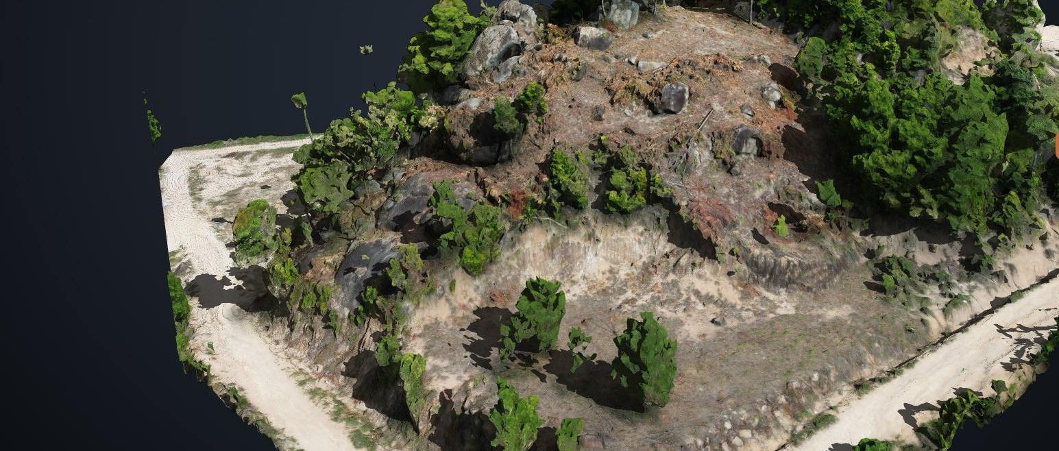 Interactive 3D land model